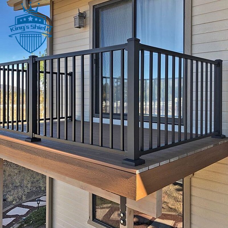 Aluminum Balcony Railing Factory - OEM Wholesale Galvanized Steel Iron Balusters