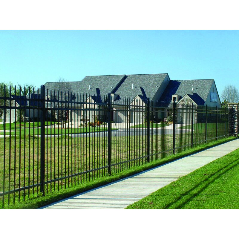 Galvanized Steel Fence Manufacturer - OEM Easily Assembled Tubular Picket Home