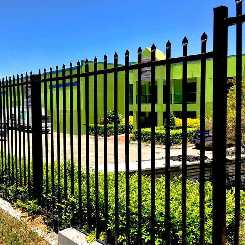Galvanized Fence Manufacturer - OEM Hot-selling Design Wrought Iron Spear Top