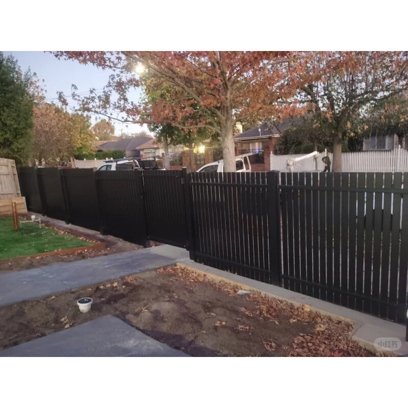 Garden Fence Panel Supplier - OEM Hot Selling Black Aluminum Vertical Blade