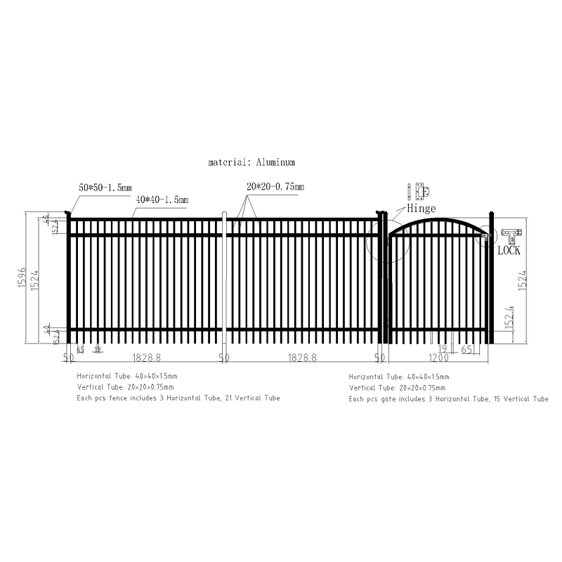 Security Metal Slat Fence Manufacturer - OEM Newly Design Cheap Decorative Custom