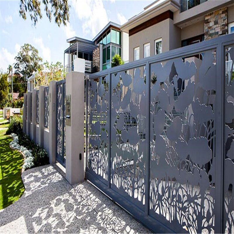 Laser Cut Aluminum Fence Panels Supplier - OEM New Design Ornamental Metal Fencing