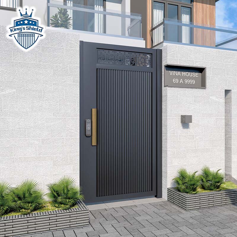 Swing Aluminum Gate Supplier - OEM Main Gate Design Top Quality Pedestrian Walkway