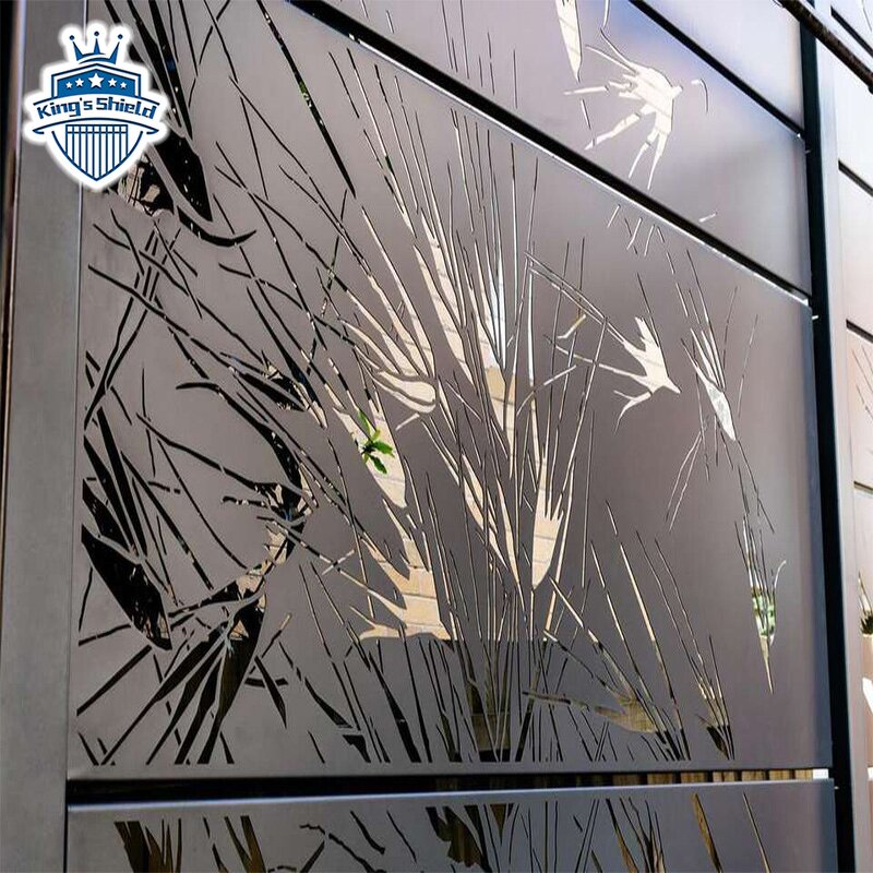 Outdoor Decorative Aluminum Fence Supplier - OEM Hot Sale Laser Cut Privacy Screen