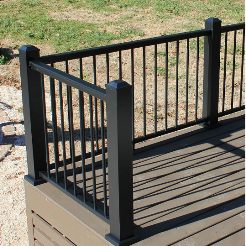 Aluminum Alloy Handrail Factory - OEM High Quality Metal Deck Stairs Balustrade