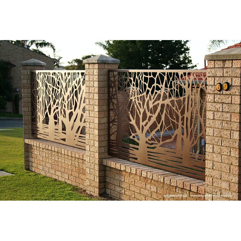 Laser Cut Privacy Fencing Panel Supplier - OEM Easily Assembled for Villa Garden