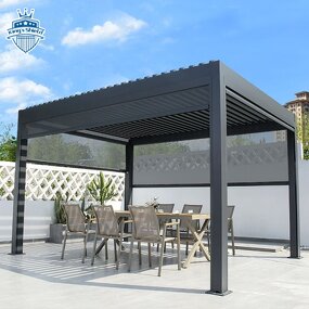 Fully Automatic Pergola Manufacturer - OEM Retractable Sliding Folding Louvered
