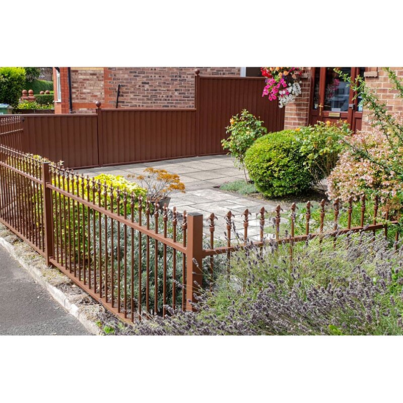 Wrought Iron Fence Panel Supplier - OEM Decorative New Design Industrial Metal