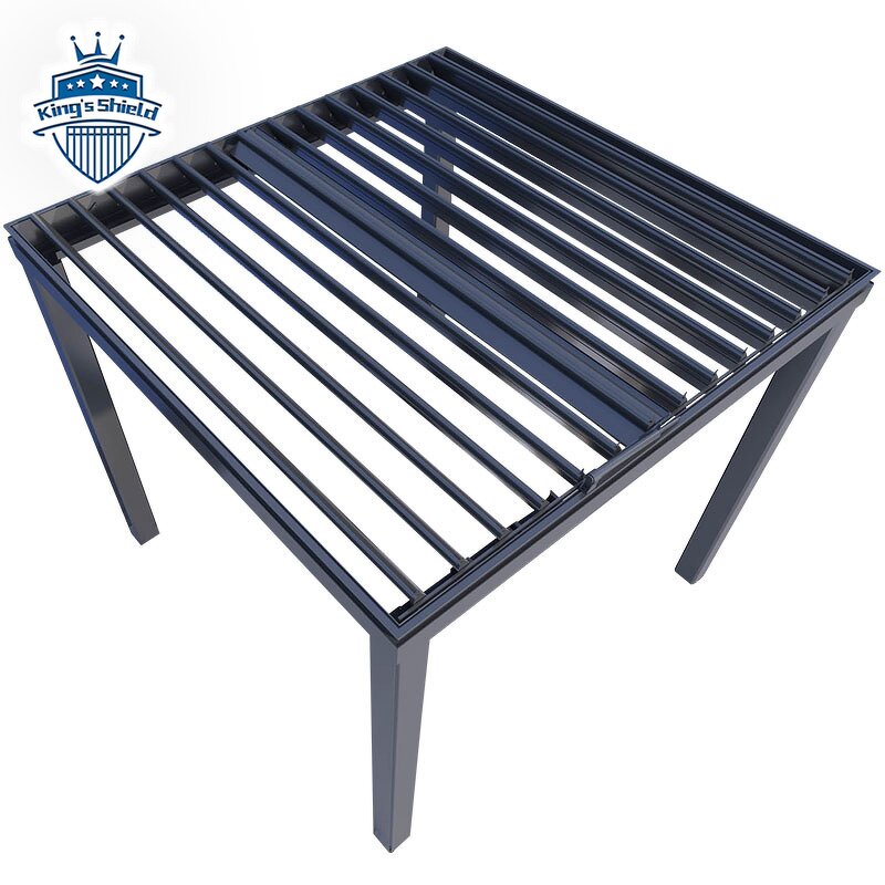 Retractable Louver Roof Pergola Manufacturer - OEM Customized 6x4m Bioclimatic System