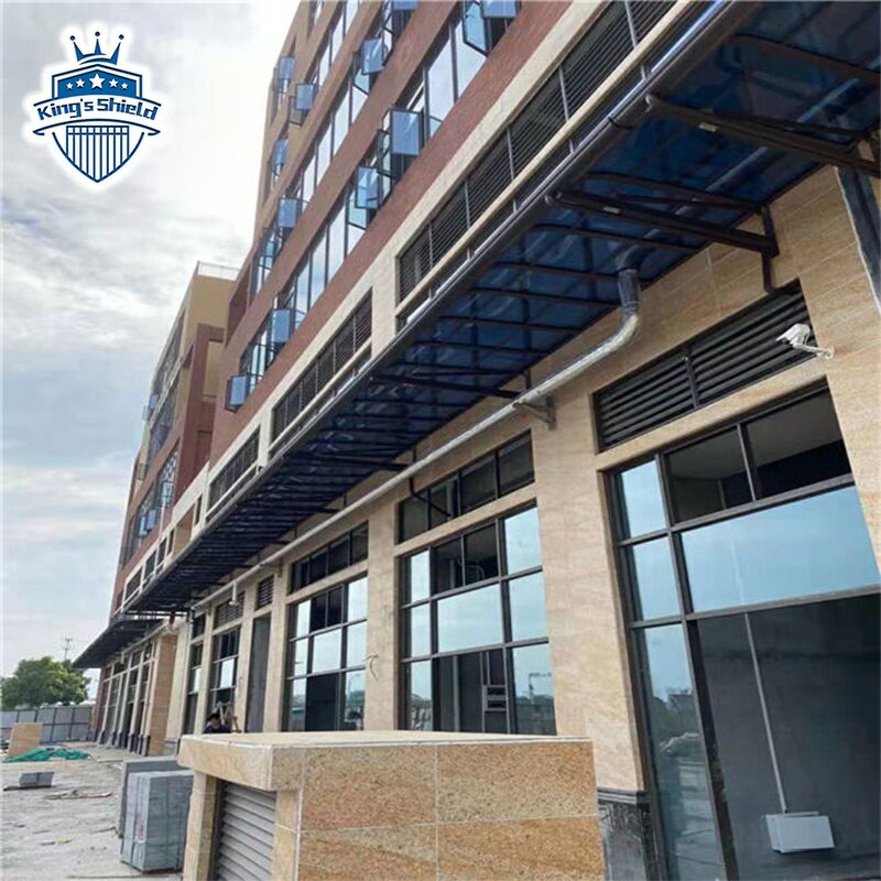 Metal Aluminum Bracket Canopy Factory - OEM Polycarbonate Door Awning for Balcony