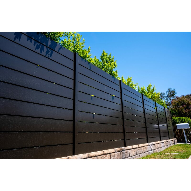 Garden Aluminum Fence Supplier - OEM Easily Assembled Privacy Wind Resistance