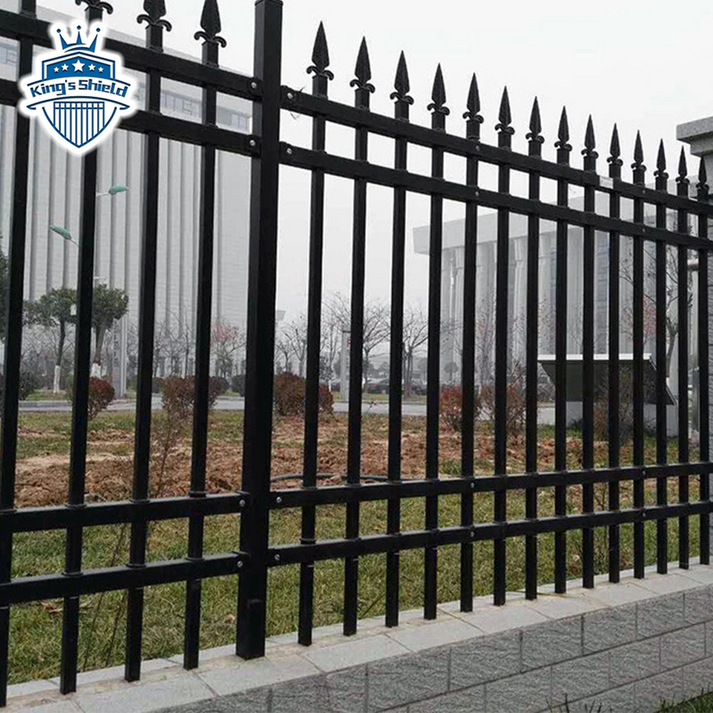 Wrought Iron Garden Fence Factory - OEM Manufacturer Picket Spear Top Fencing
