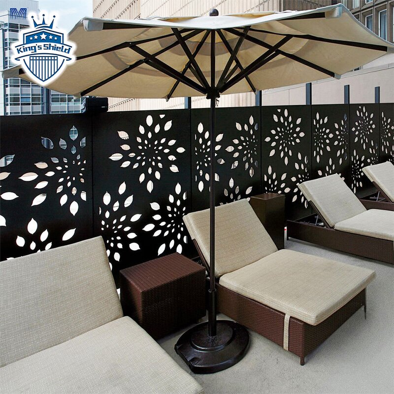 Aluminum Laser Cut Panels Manufacturer - OEM Decorative Anti Climb Privacy Fence