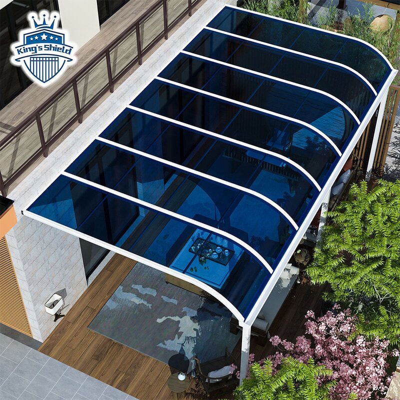 Transparent Aluminum PC Sheet Supplier - OEM Modern Color Window Awning