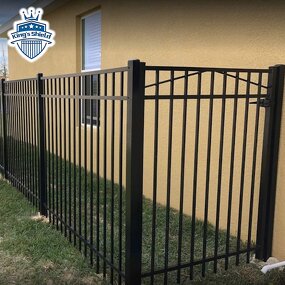 Metal Wrought Iron Fence Supplier - OEM Cheap Outdoor Garden Palisade Panel