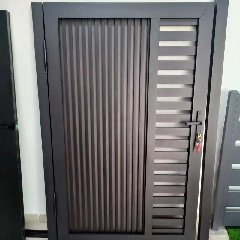 Automatic Swing Gates Manufacturer - OEM Latest 3D Aluminum Metal Double Gate