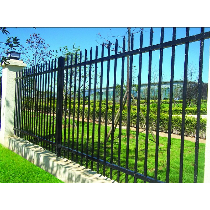 Black Metal Fences Manufacturer - OEM Wholesale 6ftx8ft Anti Rust Galvanized