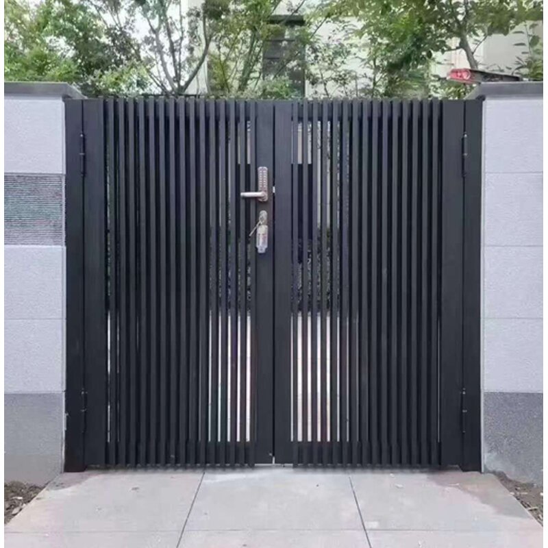 Automatic Swing Gate Manufacturer - OEM Modern Decorative Main Gate Customized