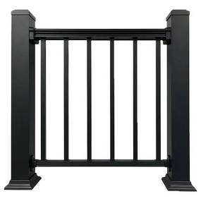 Aluminum Alloy Handrail Factory - OEM High Quality Metal Deck Stairs Balustrade