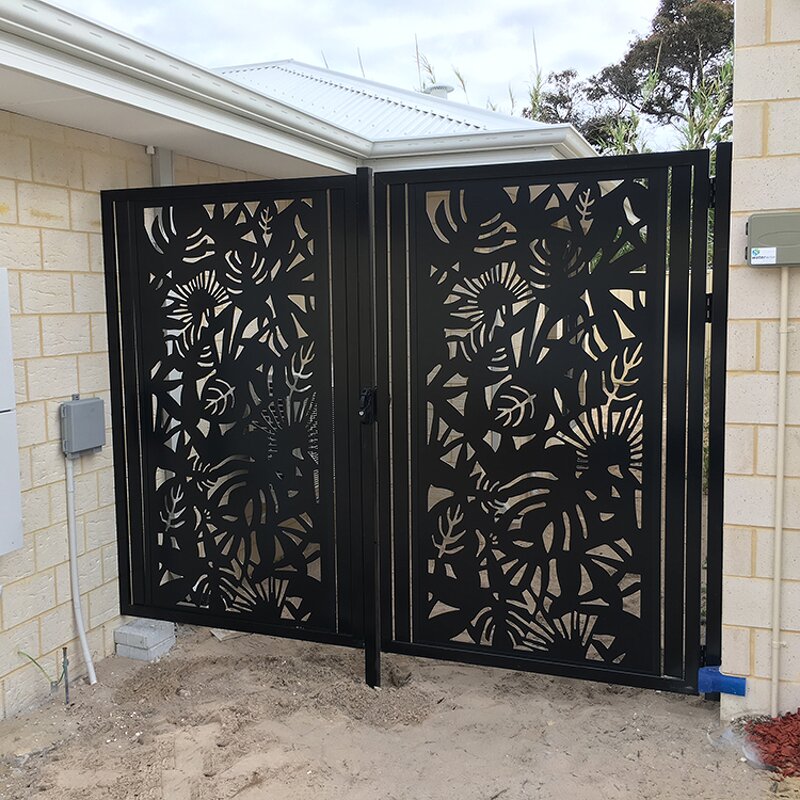 Laser Cut Aluminum Fence Panels Supplier - OEM New Design Ornamental Metal Fencing