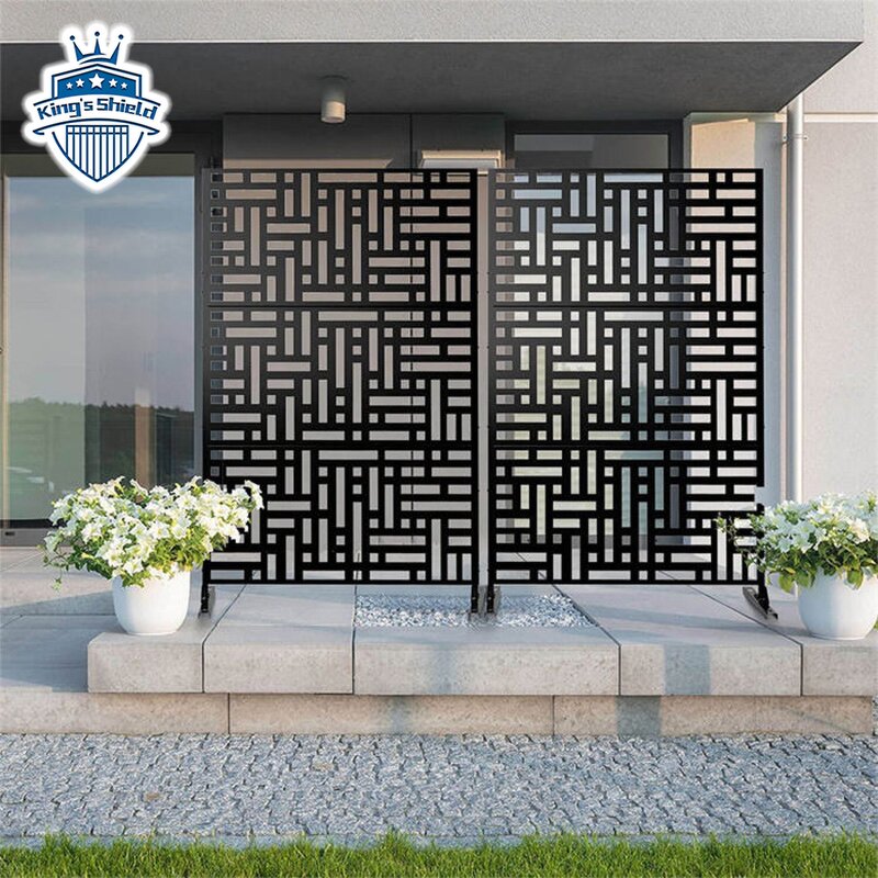 Decorative Laser Cut Metal Screen Factory - OEM Aluminum Privacy Screen Panel