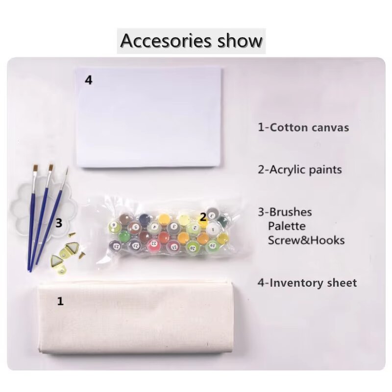 Painting by Numbers Kit Factory - OEM Modern Customizable Fabric