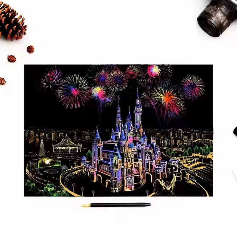 Rainbow Scratch Paper Manufacturer - OEM DIY Magic Creative Card