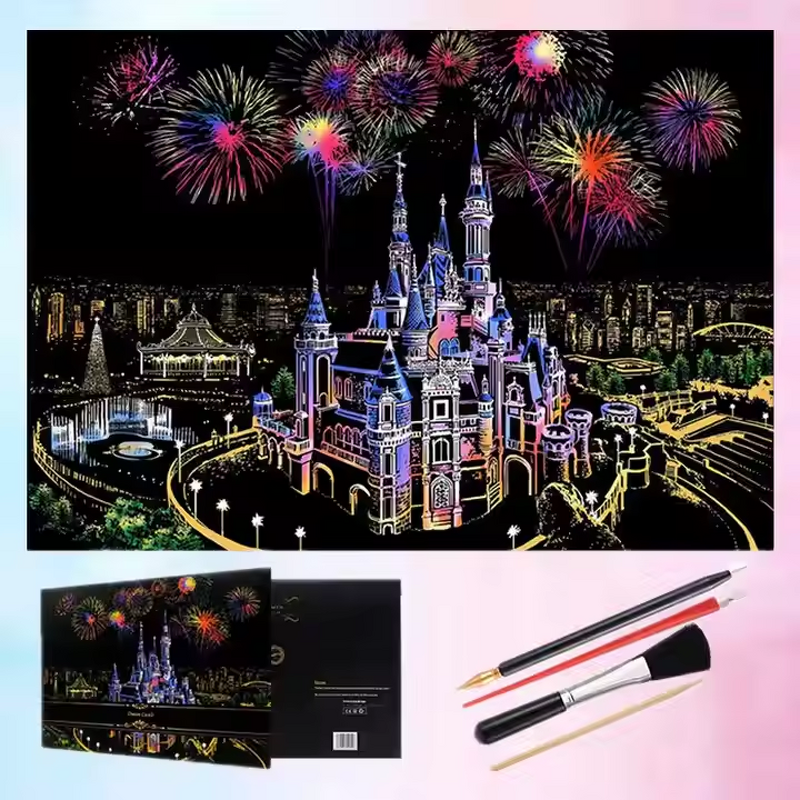 Lady Scratch Art Paper Factory - OEM Creative Scratching Drawing