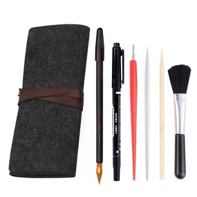 Scratch Art Tools Factory - OEM Set of 4/6/9pcs Scraper Brush