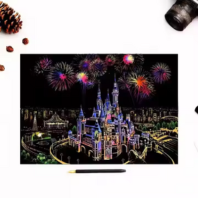 Scratch Art Paper Set Factory - OEM Magic Scratch Off Kids Craft