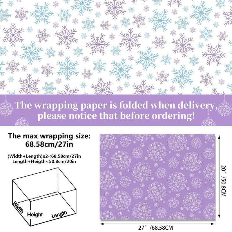 Tissue Paper Manufacturer - OEM 12 Sheet Snowflake Christmas Craft