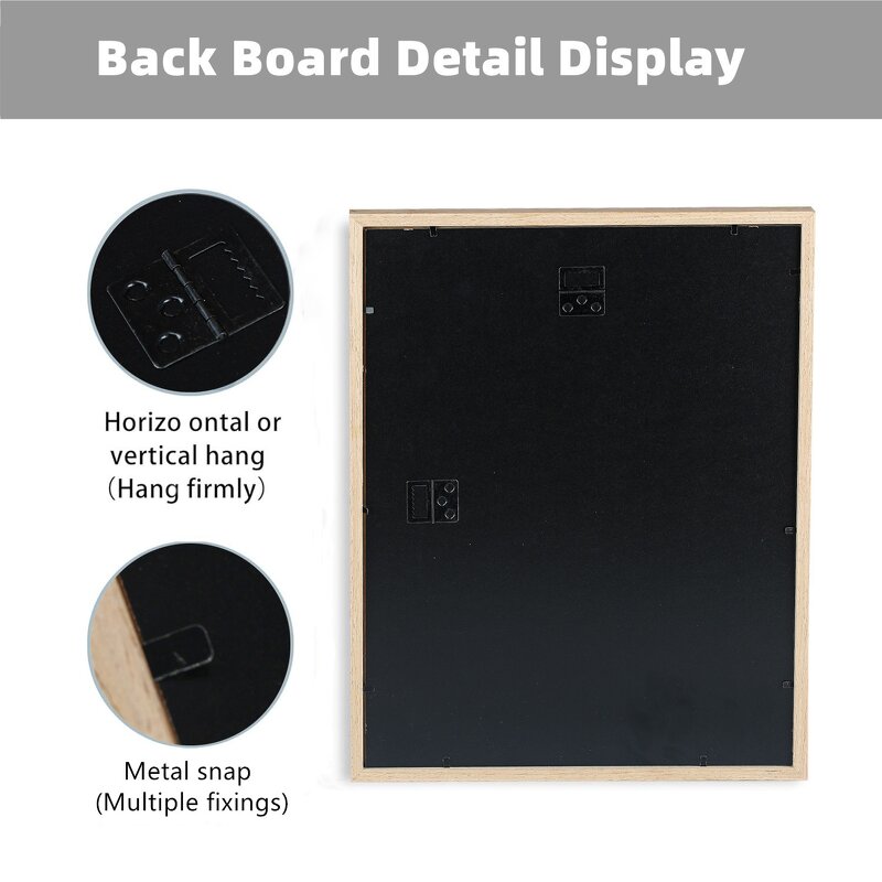 Wood Picture Frame Manufacturer - OEM A3 A4 Plexiglass Wall Mount