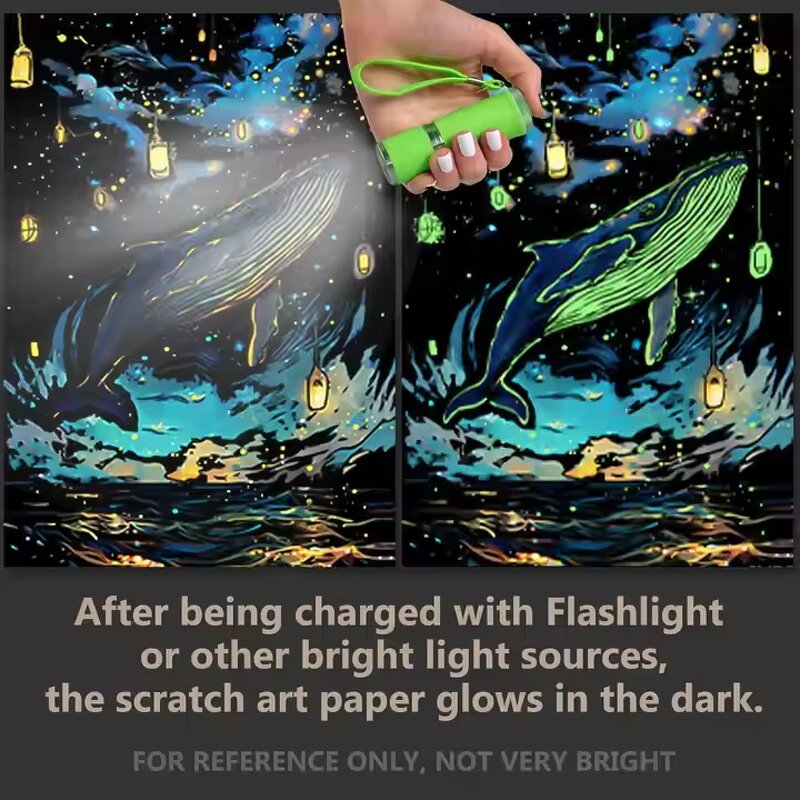 Luminous Scratch Painting Set Manufacturer - OEM DIY Glow in Dark
