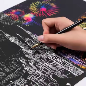 Lady Scratch Art Paper Factory - OEM Creative Scratching Drawing