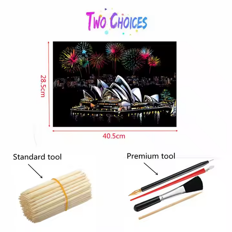 Rainbow Scratch Paper Manufacturer - OEM DIY Magic Creative Card