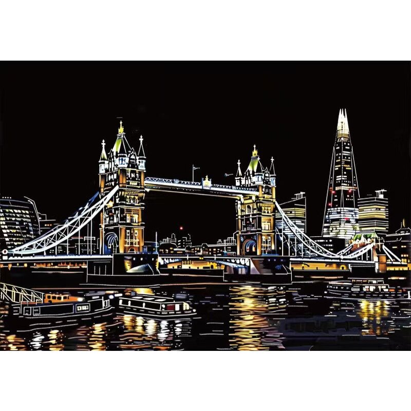 Scratch Art Paper Manufacturer - OEM Rainbow Scraping Magic Drawing