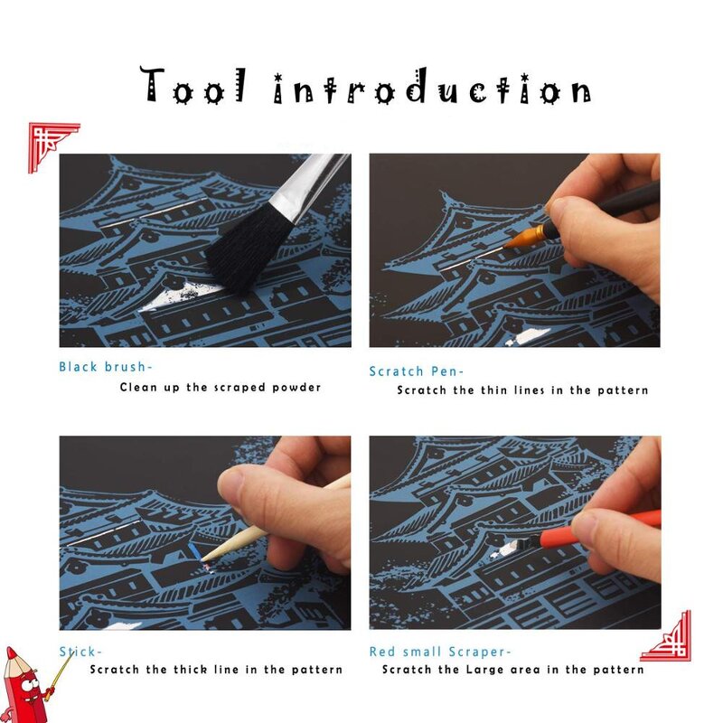 Large Scratch Art Paper Manufacturer - OEM Magic Rainbow Scraping Card