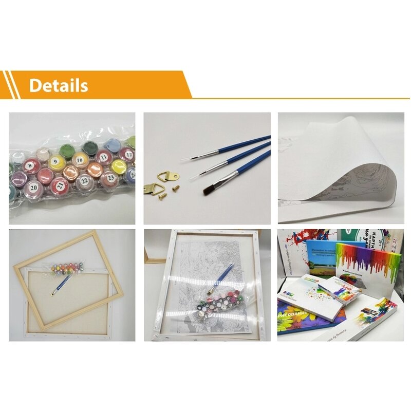 Custom Canvas Art Set Factory - OEM Photo Animal Picture Framed