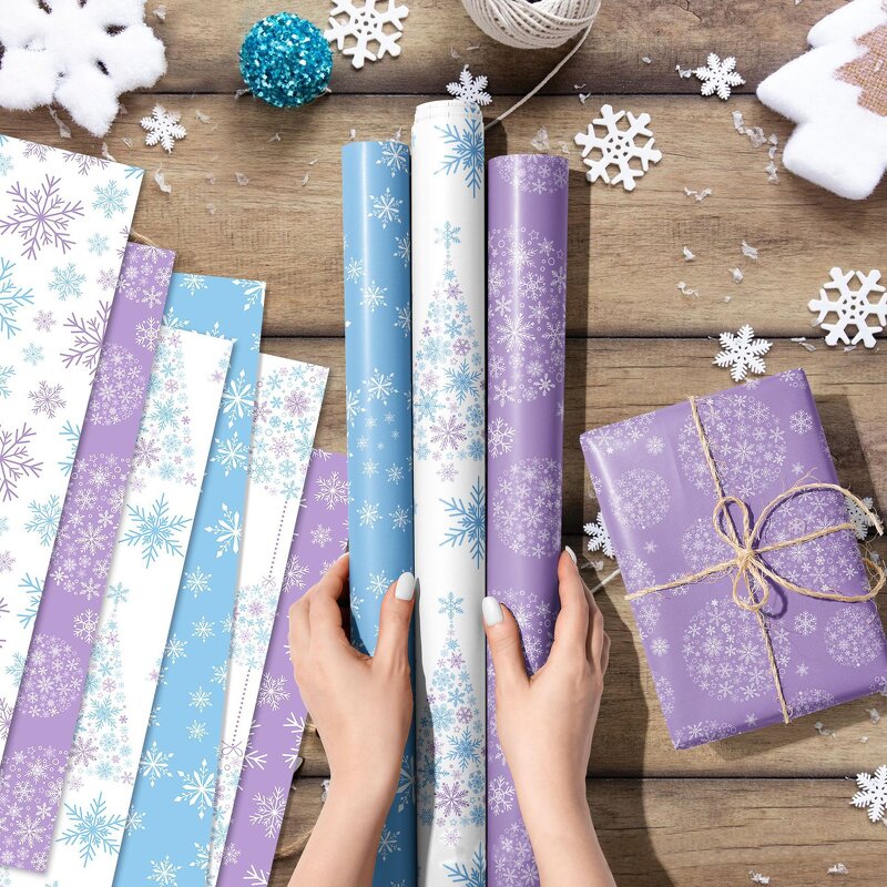 Tissue Paper Manufacturer - OEM 12 Sheet Snowflake Christmas Craft