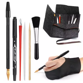 Scratch Painting Tools Factory - OEM 4/6/9pcs Scratching Drawing Set