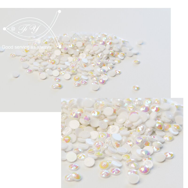 Rhinestones Beads Factory - OEM 1000pcs 20 Colors AB Square