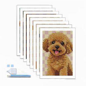 Mini Diamond Painting Kit Factory - OEM Custom Dog Design Gem Mosaic