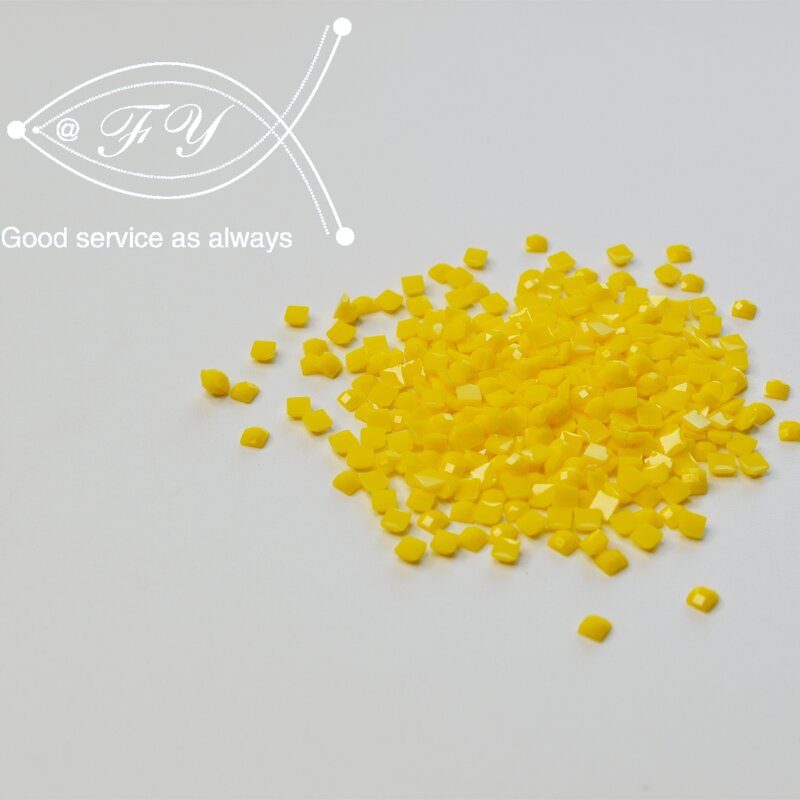 Square Diamond Drills Manufacturer - OEM DMC 447 Colors Resin 2.5mm