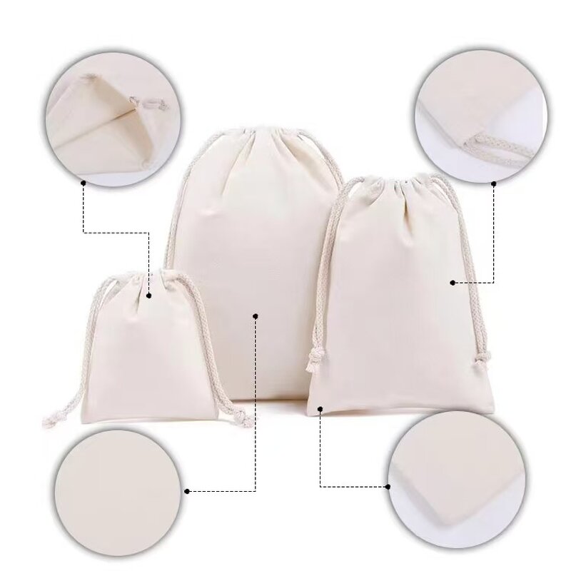 Drawstring Storage Bag Factory - OEM Velvet Cotton Linen Custom