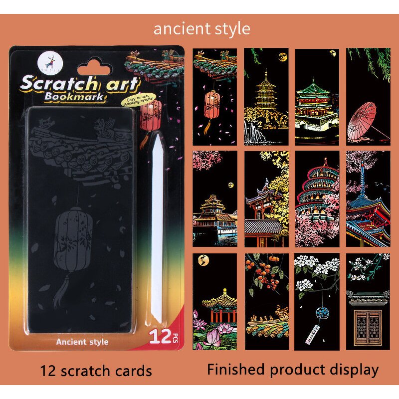 Scratch Art Paper Factory - OEM Rainbow Scraping Magic Creative