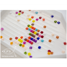 Square Diamond Drills Manufacturer - OEM DMC 447 Colors Resin 2.5mm