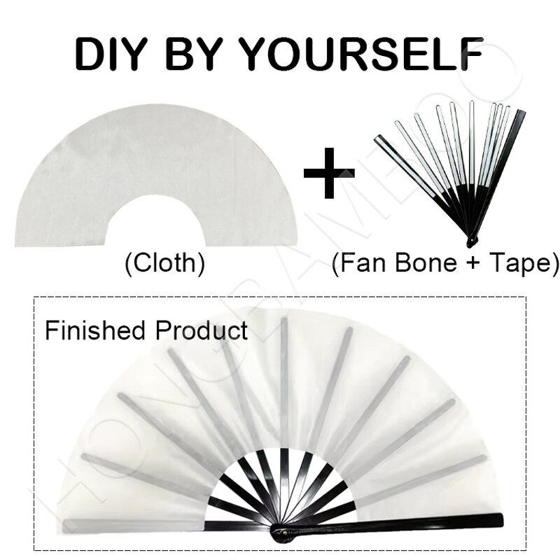 Clack Fan Blanks Manufacturer - OEM Sublimation Polyester Plastic Ribs Fan