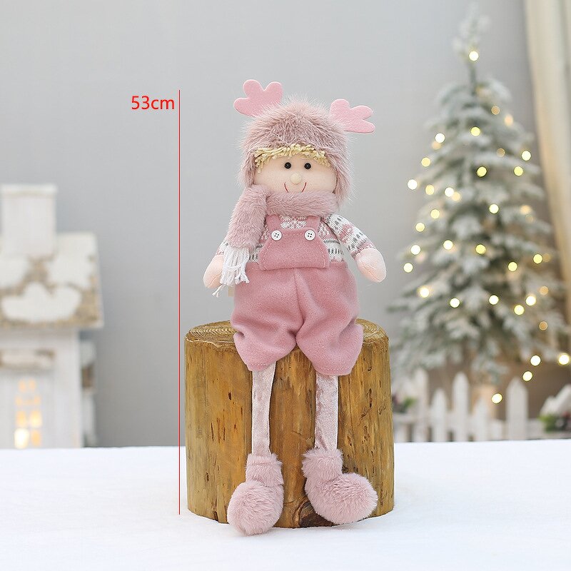 Plush Christmas Decor Factory - OEM New Pink Boy Girl Holiday Mood Enhancer