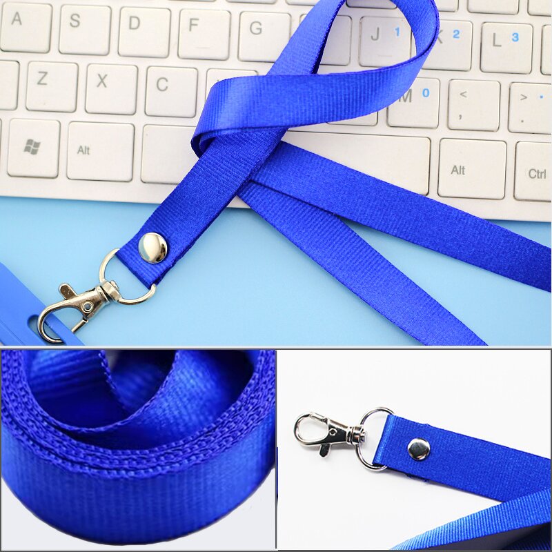 Safety Lanyard Supplier - OEM 1pc Polyester Hanging Neck Strap ID Holder