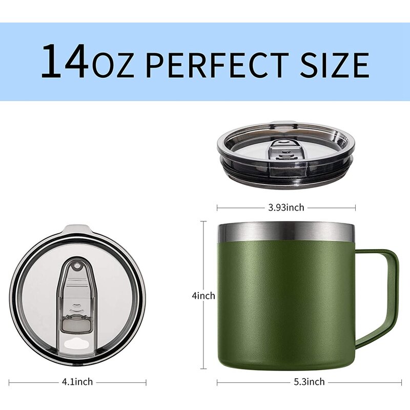 Vacuum Insulated Mug Factory - OEM Hot Sale Customized Logo 12oz 14oz Cup